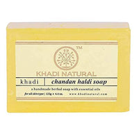 Khadi Naturals Ayurvedic handmade bathing soap Bar Combo Natural Soap Set 125 g (Pack of 10) With Free Loofah