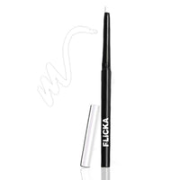 FLiCKA Breathtaking Eyes Twist White Kajal + Rule With Brows Eyebrow White Pencil, With Spoolie, Waterproof, Smudge Proof, Longlasting, Dermatologically tested, Intense Colour, Natural-looking Results