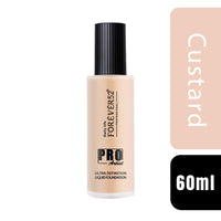 Daily Life Forever52 Pro Artist Ultra Definition Liquid Foundation-60Ml(Custard-02, Fair Skin Tone) Matte & Poreless Long-Lasting Full Coverage Foundation For Women
