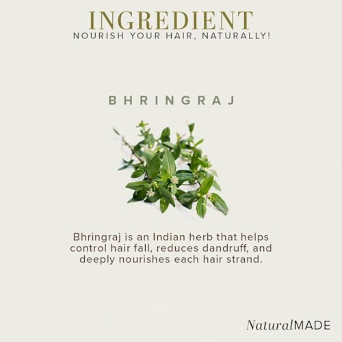 Khadi Natural Bhringraj Hair Oil| Controls Hair Fall| Nourishing Oil For Healthy | Suitable For All Hair Types (Pack 2, Bhringraj)
