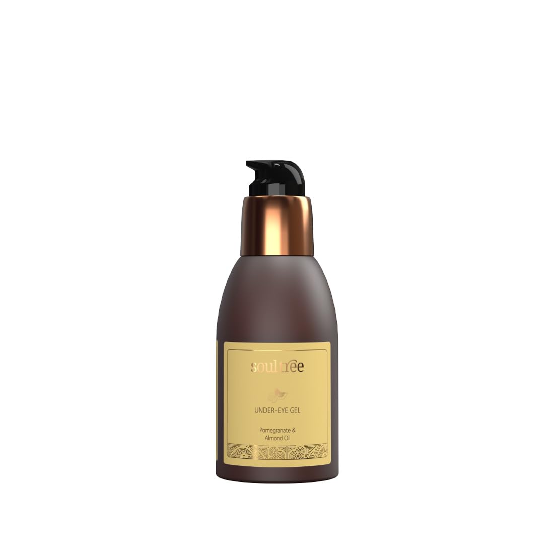 SoulTree Under Eye Gel With Pomegranate & Almond Oil - Reduces Under-Eye Dark Circles & Puffiness - For Oily To Combination Skin, 40ml