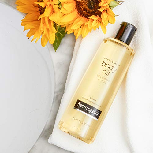 Neutrogena Body Oil, Light Sesame Formula, 8.5 Ounce
