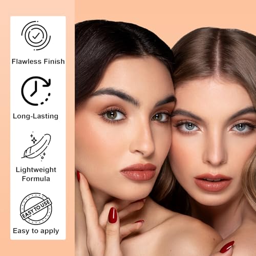 Lakyou Beauty High Coverage Liquid Concealers | Lightweight | Full Coverage | Smooth Finish | Long Lasting | Shade-03(Natural Beige) | 5.5ml
