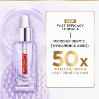 L’Oréal Paris Revitalift Serum, Hydrating and Plumping, With 1.5% Hyaluronic Acid, 15ml & Hyaluronic Acid Line Filling Water Cream 15ml & Revitalift Gel Cleanser 100 ml 3 Step Combo