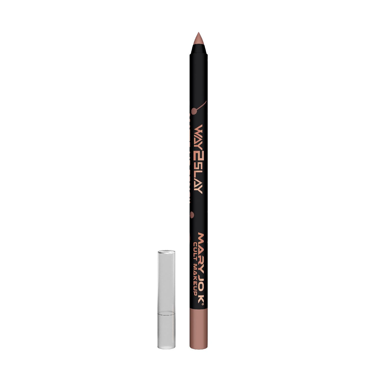 MARY JO K Matte Lip Pencil - Deep Rose - HD Finish, Smooth Glide, One-Stroke Definition - [Quantity]