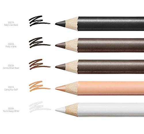 Wet n Wild Color Icon Kohl Eyeliner Pencil, Matte Finish Eyeliner and Pencil for Eye-Makeup with an Intense and Hyper-pigmented Effect, Soft, Creamy and Easy-to-use Formula, Simma Brown Now!-1.4 g