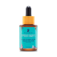 Pilgrim 25% AHA + 2% BHA + 5% PHA Peeling Solution for Face | 10-Minute Facial | Chemical peel for face for glowing skin | Serum for Tan | Exfoliating serum| Men & Women | 30ml