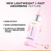L'Oreal Paris Glycolic Bright 8% [Melasyl + Niacinamide] Face Serum for Brightening Dark Spots 15ml