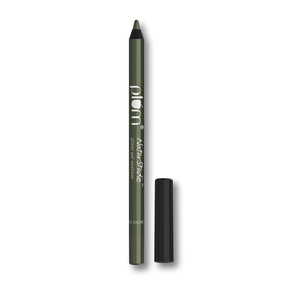 Plum Naturstudio Glitzy Gel Shimmery Eyeliner - 04 Glistening Olive