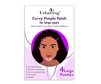 Urban Yog Acne Pimple Patch - Invisible Facial Stickers Cover With 100% Hydrocolloid, Pimple / Acne Absorbing Patch (Curvy Pimple Patch) - Pack Of 1