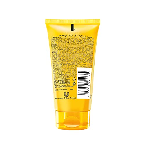 LAKMÉ Absolute Perfect Radiance Brightening Light Crème With Niacinamide & Micro Crystals, 50G & Lakme 50 Spf Sun Expert Tinted Sunscreen Cream (50 G)