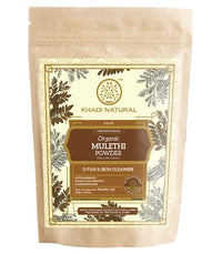 KHADI NATURAL Organic Powder Pack of 2 (Rose Petals + Mulethi) (Net Qt. 2x100) 200gm
