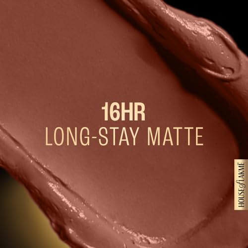 Lakmé Forever Matte Liquid Lip Colour, Nude Twist, 5.6 ml