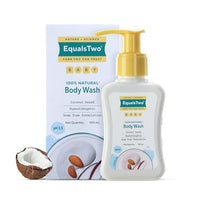 EQUALSTWO Baby Body Wash & Shampoo, 100ml, Tear-free & Soap-free, Head to Toe Baby Wash for Bath, Hypoallergenic & Dermatologically Tested, pH 5.5, Gentle Hydration for All Skin Types, Pack 1