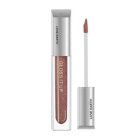 Love Earth Liquid Lip Gloss -Honey Dip For Soft & Dewy Lips Enriched with Vitamin E & Almond Oil |Lip Color For Glossy Look |Lightweight Non Sticky Lip shiner For Moisturizing Lips (Brown Glitter) 3ml