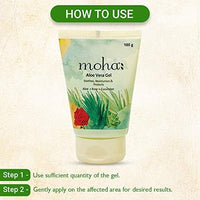 moha: Aloe Vera Gel Enriched With Rose & Cucumber Pure & Natural Face Gel Helps in Healing of Skin,helps to hydrate and nourish all kinds of skin - 200 gm (Pack of 1)