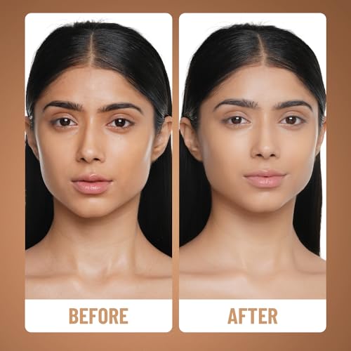 Swiss Beauty High Performance Foundation | Water-Resistant | Medium To Buildable Coverage Liquid Dewy Finish | Lightweight | Easy To Blend | With Vitamin C & Niacinamide | 02 Rose Blush, 55G