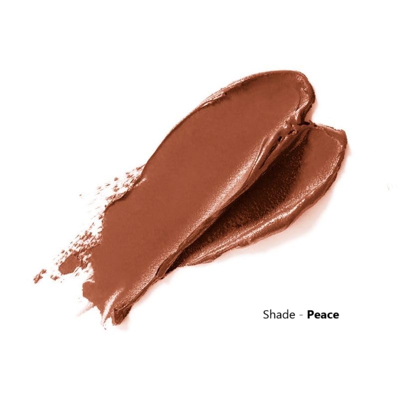 FeMent Clean Beauty Matte Liquid Lipstick For Women, Highly Pigmented, Long Lasting, TransferProof, Lip Makeup, Smudge Proof - 6.5 ML (PEACE)