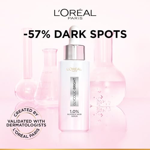 L’Oréal Paris Glycolic Bright & Anti Dark Spot Face Serum, Instant Glow 15 ml