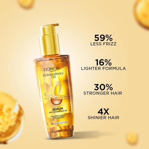 L'Oreal Paris Extraordinary Oil 3 -step Nourishing kit - Shampoo For Dry & Dull Hair (340ml) + Conditioner (180ml) + Hair Serum (100ml)
