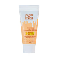 Peach and Musk Defense Me Shadefit Sunscreen, SPF 50 PA++++ UVA Broad Spectrum & UVB Protection, No White Cast, Water Resistant, Lightweight Non Sticky, Tinted Sunscreen For All Skin Types - 30gm