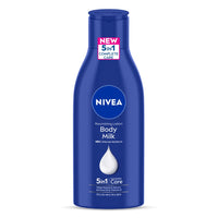 NIVEA Travel Small Pack Combo - (Body Milk 120ml & Frangipani & Oil Body Wash125 ml)