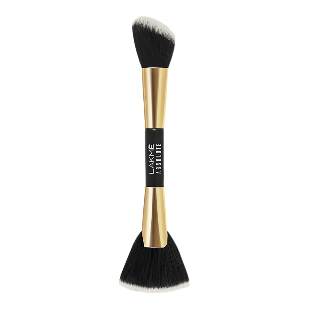 Lakmé Absolute Makeup Master Tools - Dual Ended Blush And Contour Brush