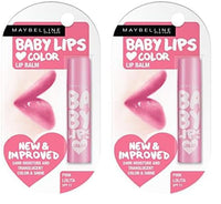 Maybelline New York Baby Lips Loves Color Lip Balm Sun Protection with SPF 20, Long-Lasting Hydration Formula for 16 Hours, Lip Balm Features Unique Lip Renew Formula - Pink Lolita|4gm (Pack of 2)