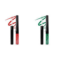 Just Herbs Gel Eyeliner Waterproof And Smudge Proof & Eyeliner Waterproof And Smudge Proof Combo, Multicolor, Matte Finish