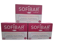 KLM Sofibar Syndet Bar Soap, Almond, 3 Count