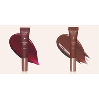 Typsy Beauty Pout Polish Peptide Lip Balm with Cooling Metal Tip Applicator, Raspberry Lollipop & Chocolate Fondant Combo for Dry, Chapped and Dark Lips, 8g