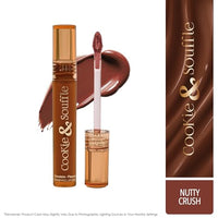 Blue Heaven Cookie & Souffle Matte Lipstick for Women, Long lasting Liquid lipstick, Enriched with Cocoa Butter & Rosehip Oil, Softening & Nourishing Lip color - Nutty Crush, 3.2ml