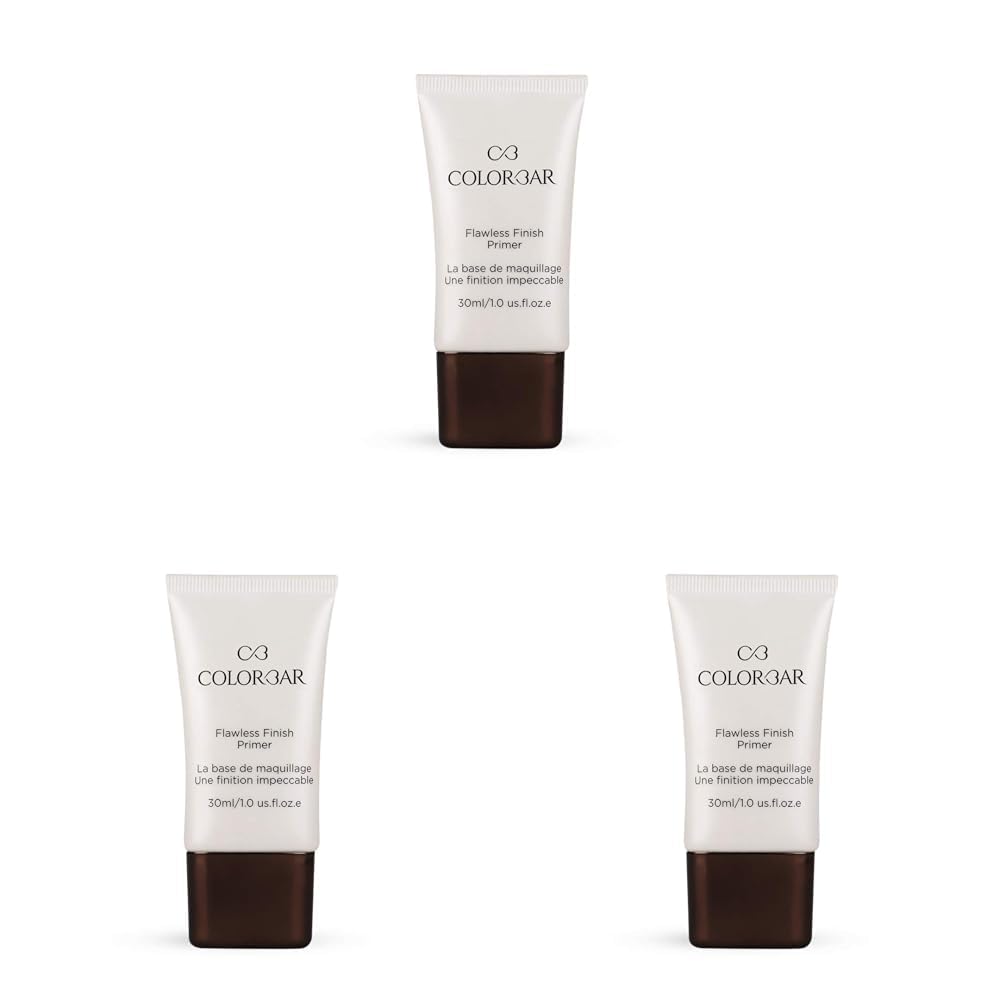 Colorbar Cosmetics Flawless Finish Primer 30 ml, Transparent |Moisturizes Skin | Gel based light weight formula |Provides Radiant & Smooth Finish (Pack of 3)