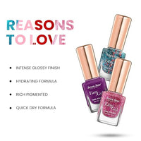 Seven Seas Easy Gel Nail Polish | Quick Dry Gel Nail Polish, Pack of 3 (Combo-02, 30ml)