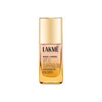 Lakmé Natural Makeup For All Skin Type+Skincare Vitc Superglow Skin Perfecting Liquid Medium Coverage Tint Cool Ivory C100 25Ml 1 Count