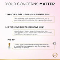 L'Oreal Paris Glycolic Bright 8% [Melasyl + Niacinamide] Face Serum for Brightening Dark Spots 15ml