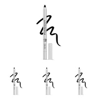 RENEE Midnight Kohl Pencil - Smudgeproof And Waterproof Matte Kajal Stick- 24 Hrs Long Stay - Darkest Black - Rich Color Payoff - Vitamin E, Olive Oil And Castor Oil - 1.5 Gm (Pack Of 4)
