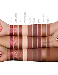 HUDA GIRL BEAUTY Nude Edition Eyeshadow 18 Color Palette, Shimmer and Matte Shades for Eye Makeup