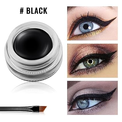 MACC Studio Fix Liquid Professional Foundation NC15 | Matte Finish, Long-Lasting, SPF 15 PA++ | Full Coverage Makeup for Women & Men | Oil-Free, Waterproof | Premium Foundation (Black_Eyeliner)