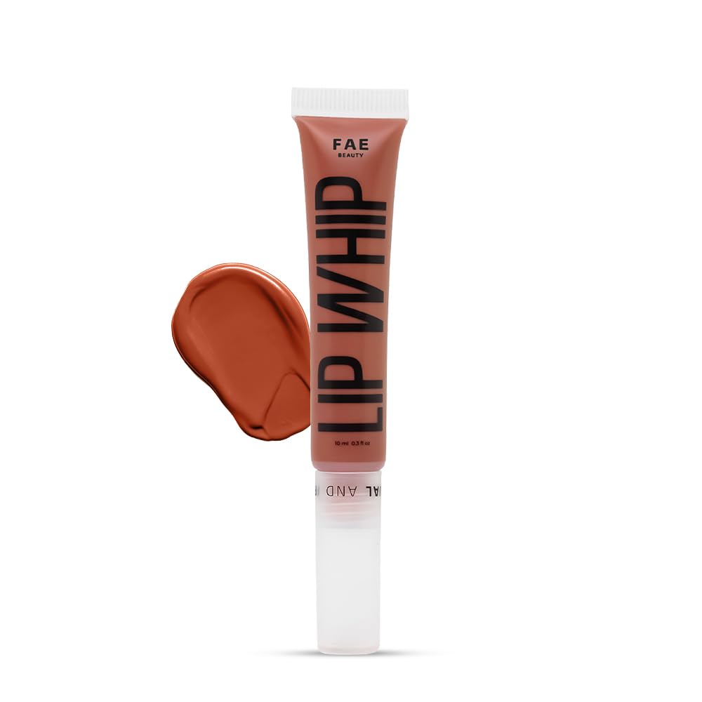 Fae Beauty Lip Whip 12Hr Comfortable Matte Liquid Lipstick (10ml) | Long Wear | Non Drying | Soft Mousse Smudgeproof Formula | Vegan | With Moisture Lock Technology | Enriched with Vitamin E and Cherry Coffee - Grind