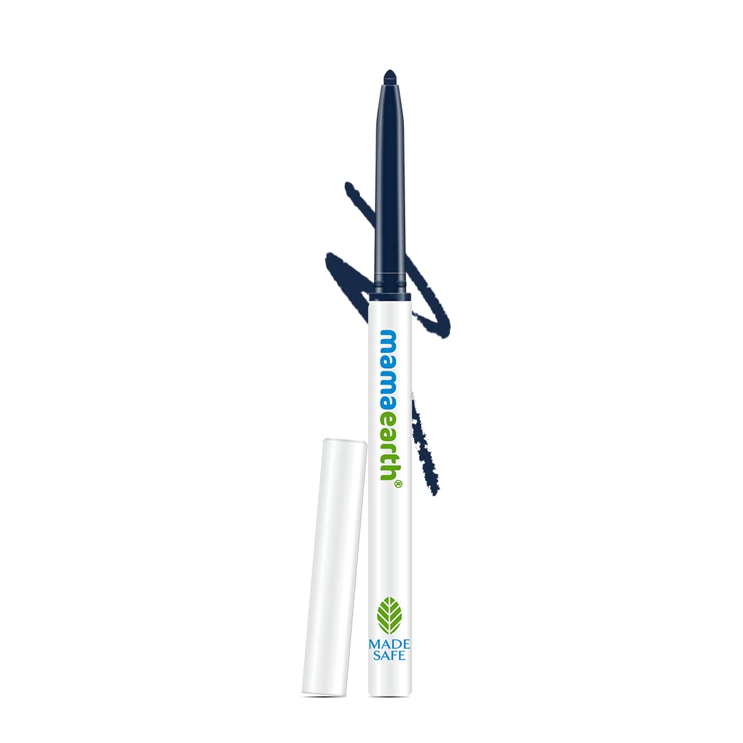 Mamaearth Deep-Ocean Blue Matte Long Stay Cream Kajal, 0.35 gm