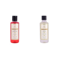 Khadi Natural Sandalwood Massage Oil, 210ml And Khadi Natural Ayurvedic Jasmine Massage Oil, 210ml