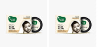 Mother Sparsh 100% Natural Baby Kajal Balm with Zero Lead Content, Irritation Free & Safe for Newborn Babies, with Almond & Pure Cow Ghee, Nourishes & Thicken Baby Eyelashes - 5gm (Pack of 2)