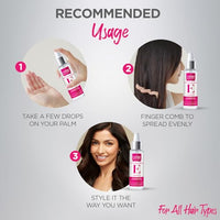 Livon Professional Smoothening Serum for Women & Men | With Vitamin E, Avocado & Almond Oil | For Smoother, Stronger & Frizz-Free Hair | No Paraben, Sulphate or Mineral Oil | All Hair Types | 100ml