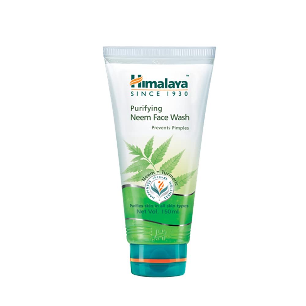Himalaya Herbals Purifying Neem Face Wash, 2x150ml (Saver pack)