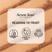 Seven Seas Absolute Compact Powder | Blends Effortlessly | Perfect Coverage | Comfortable Wear | Weightless Texture | Suitable for All Skin Types (03, 16g)