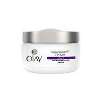 Olay Total Effect Day Cream (Spf 15), 50g & Cleanser Pack For Anti Ageing, 100g & Olay Night Cream Natural Aura Nourishing Repair Cream,50g