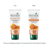 Biotique Honey Gel Soothe & Nourish Foaming Face wash | Soap Free Formula | Reduce Dryness | 100% Botanical Extracts | Suitable for All Skin Types | 150ml (Pack of 2)