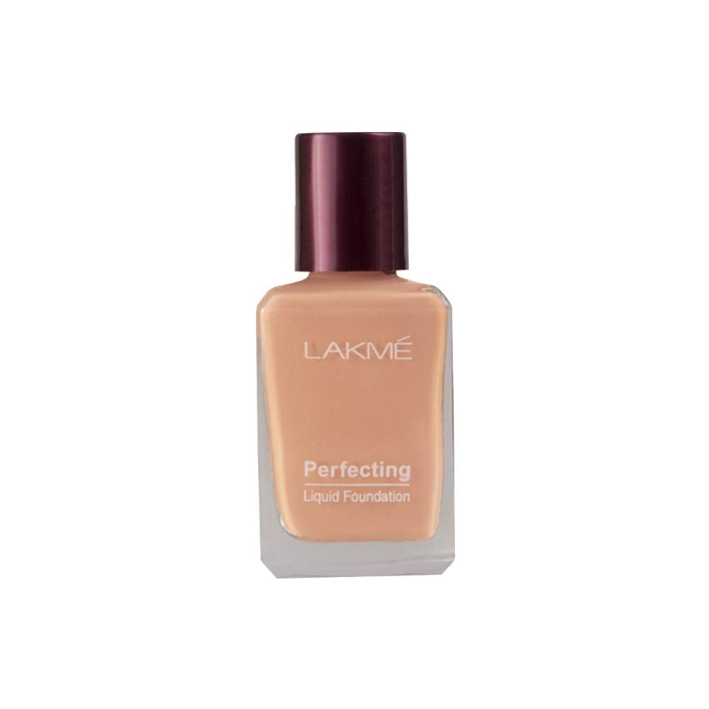 Lakmé Perfecting Liquid Light Coverage Foundation For All Skin Type Natural Finish, Pearl, 27Ml And Perfecting Liquid Coverage Foundation For Skin Type, Marble, 27Ml Pack of 2