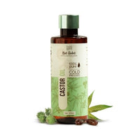 Nat Habit Cold Pressed Oil Combo Castor Hair Oil 200 ml and Pure Gulab Flora Jal (Toner) 100 ml-With Vit-E & Anti-Inflammatory Properties For Hair Care & Skin Care